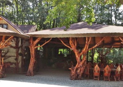 terasa-restaurant-in-natura-cu-acoperis-din-lemn-si-trunchi-de-copaci-in-forma-naturala